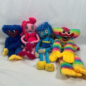 Poppy Playtime Plush Long Legs Mommy Daddy Huggy Wuggy Rainbow Monster Backpack